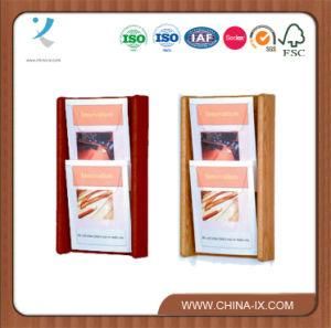 Wall Mounted 2 Tiered 2 Pocket Literature Stand