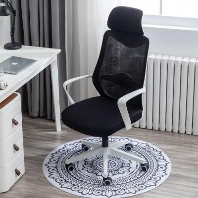 2022 High Back White Plastic Fabric Office Chair Meeting White Chair Office