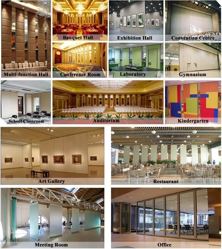 Meeting Room Acoustic Space Dividers Classroom Operable Movable Partition Walls