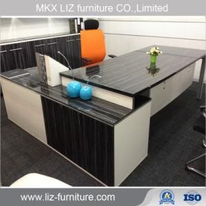 Luxury Executive Boss Office Desk Wooden Table with Metal Legs CS25b