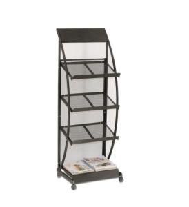 Magazines Outdoor Display Rack Hotel Lobby Free Standing Newspaper Stands