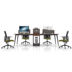 New Design Modern E0 MFC MDF Linear Workstations Table