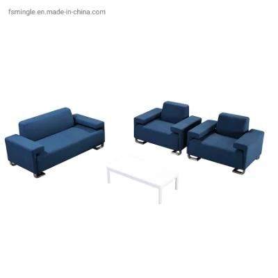 Blue Fabric Office Sofa Seating for Office Projects