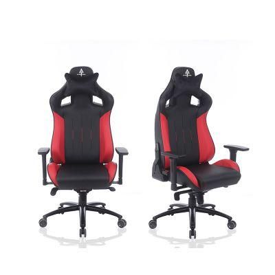 Living Room Indoor Modern Gaming Party Chair 2D Arms High-Back Executive Metal Base Gaming Chair