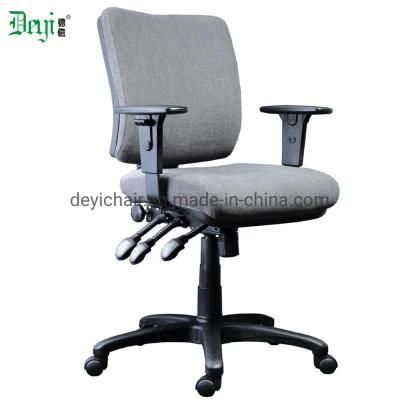 Three Lever Heavy Duty Mechanism Back and Seat Fabric Upholstery Normal Foam Seating Computer Office Chair