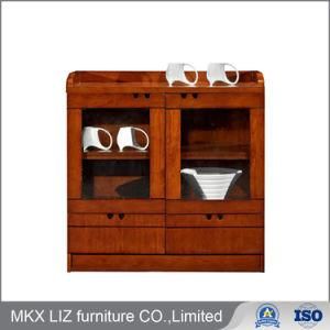 Wooden Office Storage Furniture 3 Door Low Tea Cabinet (C502)