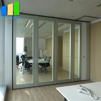 China Manufacturer Folding Glass Door Panel Glass Partition