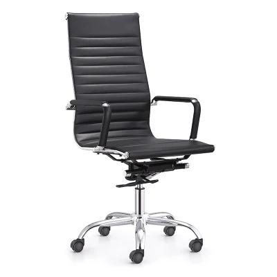 PU Leather Chair Office Comfortable Executive Chair with Chromed Frame