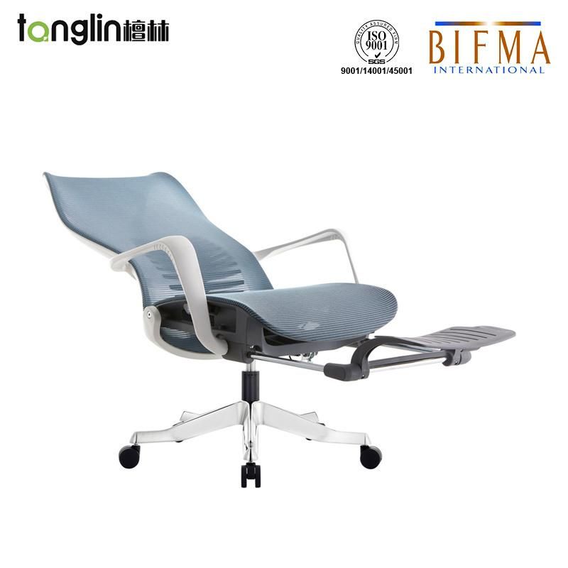 Herman Miller Wholesale High Quality Luxury Ergonomic Aniline PU Leather Modern Computer Office Executive Chairs with BIFMA Certificate