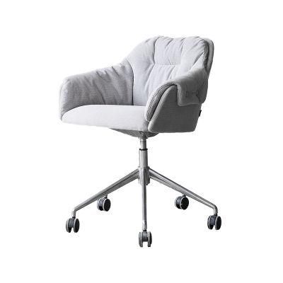 High Quality Modern Ergonomic Leather Reception Meeting Office Chair