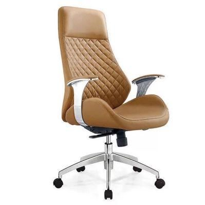 Foshan Office Chair Factory Leather High Back Office Executive Chair