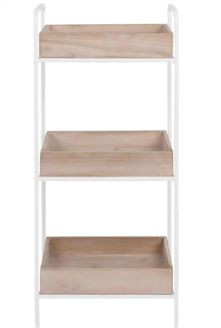 Modern Wooden Bookshelf 4-Tier Living Room Furniture