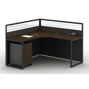 Sound Proof 1 Seater Person Desk 90 Degree Office Island Workstation