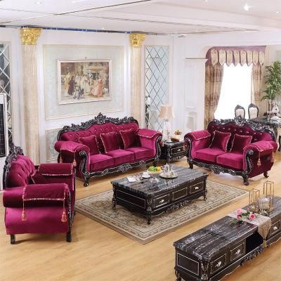 Home Furniture Fabric Sofa with Marble Table for Living Room Furniture