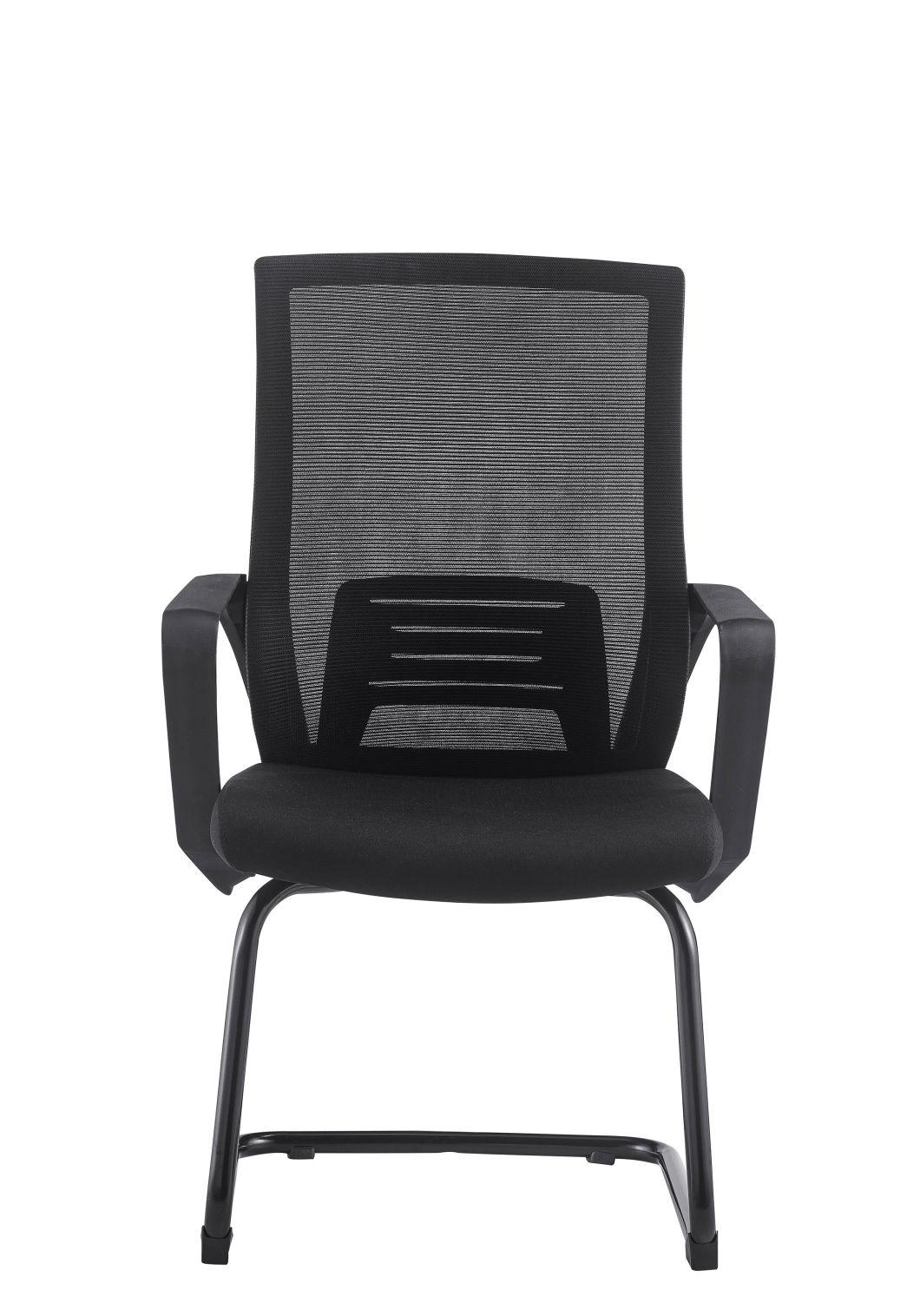 Anti-Sound Wheels Armrest and Backrest Office Mesh Chairs