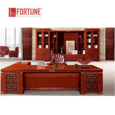 Large Luxury Solid Wood Veneered MDF Office Tables