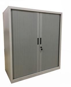 Modern Office Tambour Cabinet with Roller Shutter Door Storage Cupboard