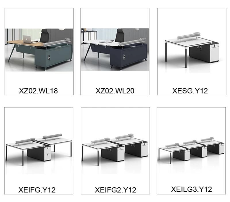Modern Office Desk Furniture Computer Table Two Person Workstations