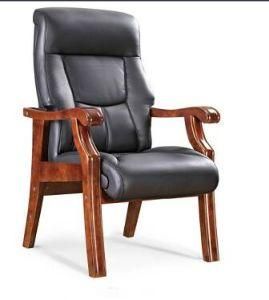 Modern Tall Rest Visitor Conference Staff Solid Wood Chair