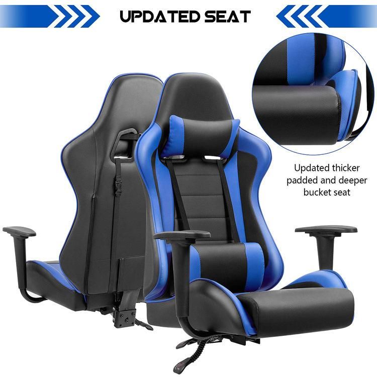 (HAKIM) Partner High-Back PU Leather Racing Gaming Chair, Desk Computer Ergonomic Executive Swivel Rolling Home Office Chair