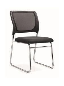 Modern Colors Comfortable Rest Mesh Fabric Visitor Metal Chair Without Arms