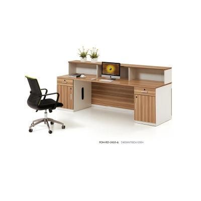 Modern Design Economic MFC Reception Desk with Filing Cabinet