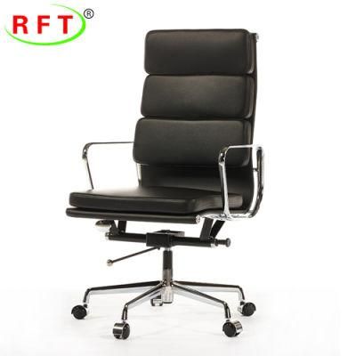 Luxury New Hot Selling High Back Black PU Leather Ergonomic Boss Manager Computer Executive Ergonomic Office Chair