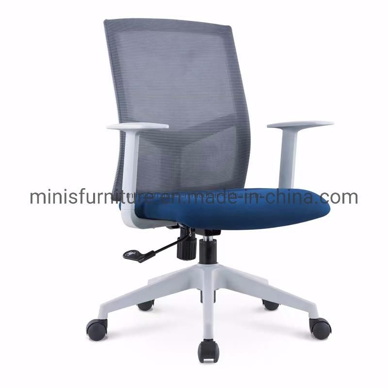 (M-OC302) Comfortable School Office Staff Visitors Conference Red Mesh Fabric Rotary Chairs Furniture