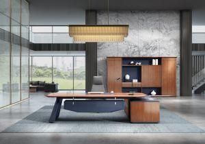 New Modern MDF Veneer Solid Wooden Furniture Veneer Wooden Office Desk