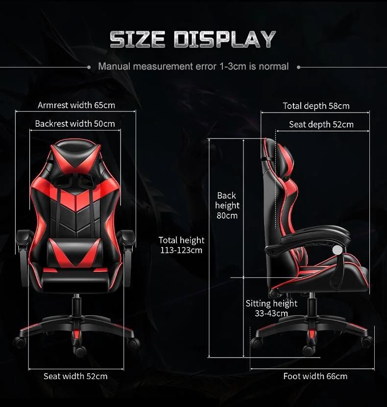 Custom Wholesale PU Leather Swivel Gamer Chair Factory From China