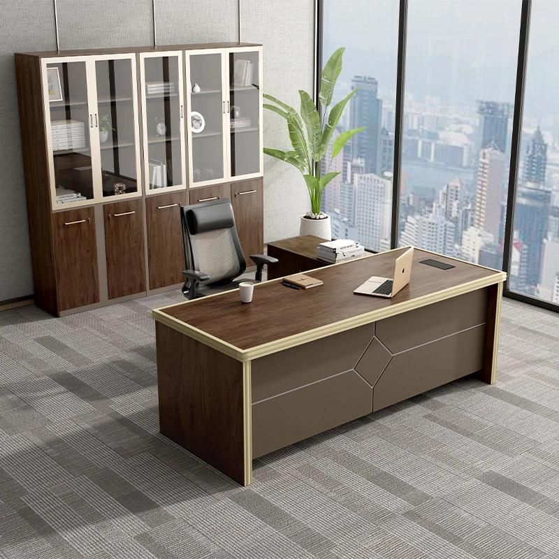 Wholesale Chinese Furniture CEO Computer Office Boss Drawer Desk