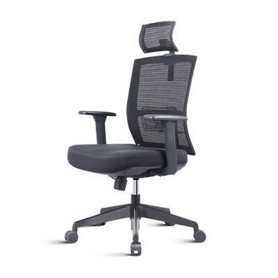 Factory Wholesale High Back Swivel Headrest Ergonomic Office Mesh Chair