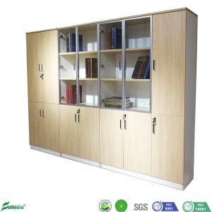 Modern Wooden Bookcase File Cabinet for Office