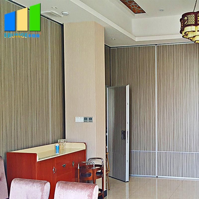 Ballroom Sound Proof Folding Partitions Movable Wooden Partition Wall
