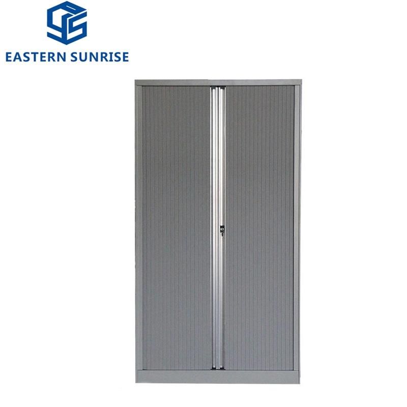 Office New Design Rolling Door Storage Cupboard Metal Drawer Cabinet