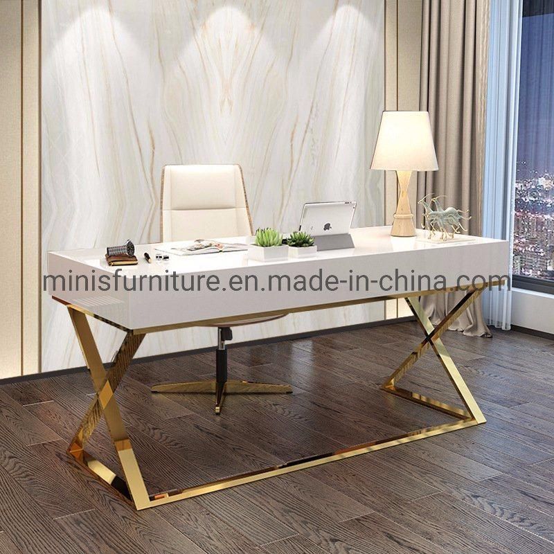 (M-OD1206) Hotel/Home/Office Table Furniture Marble/Slab Top Computer Desk