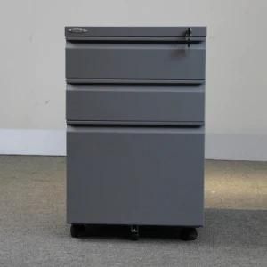 3 Drawer Under Desk Mobile Pedestal File Cabinets for Office