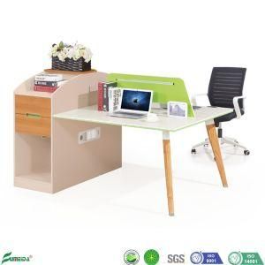 Combination MDF Panel Office 2 Person Reclining Computer Laptop Workstation (AP1737-2)