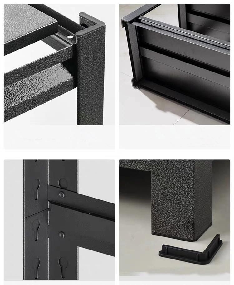 Office Furniture Metal Black Color File Display Storage Rack