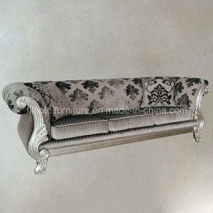 Silver Framed Accent Fabric Sofa (FLL-SF-036)