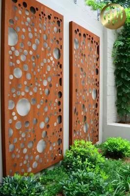 Garden Metal Privacy Cortern Steel Decorative Screen