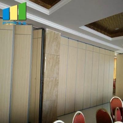 Conference Room Folding Sound Proof Acoustic Room Divider Partition Wall with Sliding Door