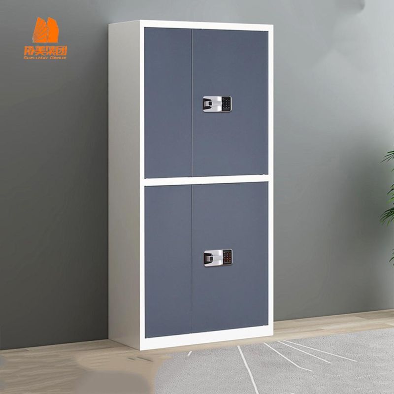 Steel Security File Cabinet with Double Doors and Multilayer Partitions