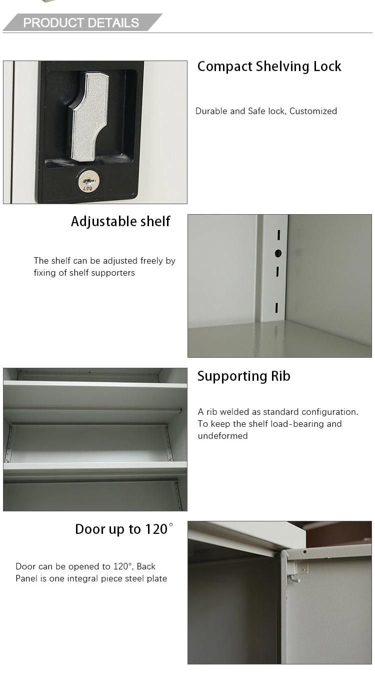 Height Adjustable Push-Pulling 1 Piece / Carton Box Metal Filing Furniture Cabinet