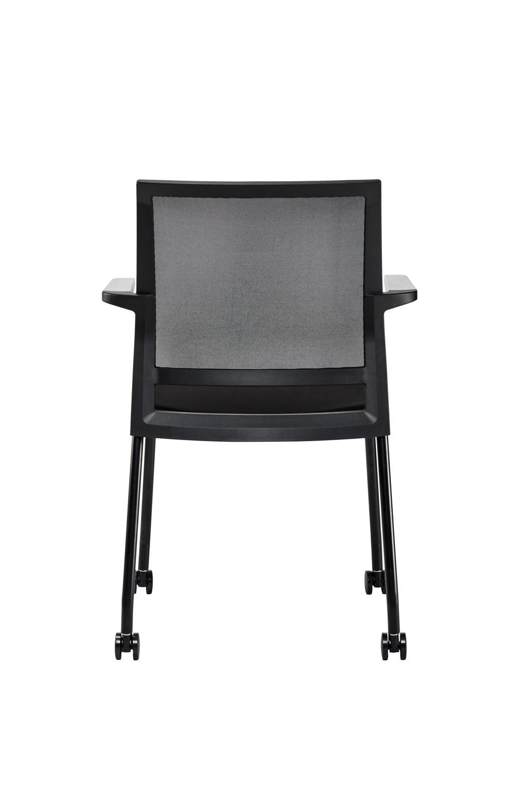 Plastic Stackable Meeting Task Home Office Training Chair with Castors