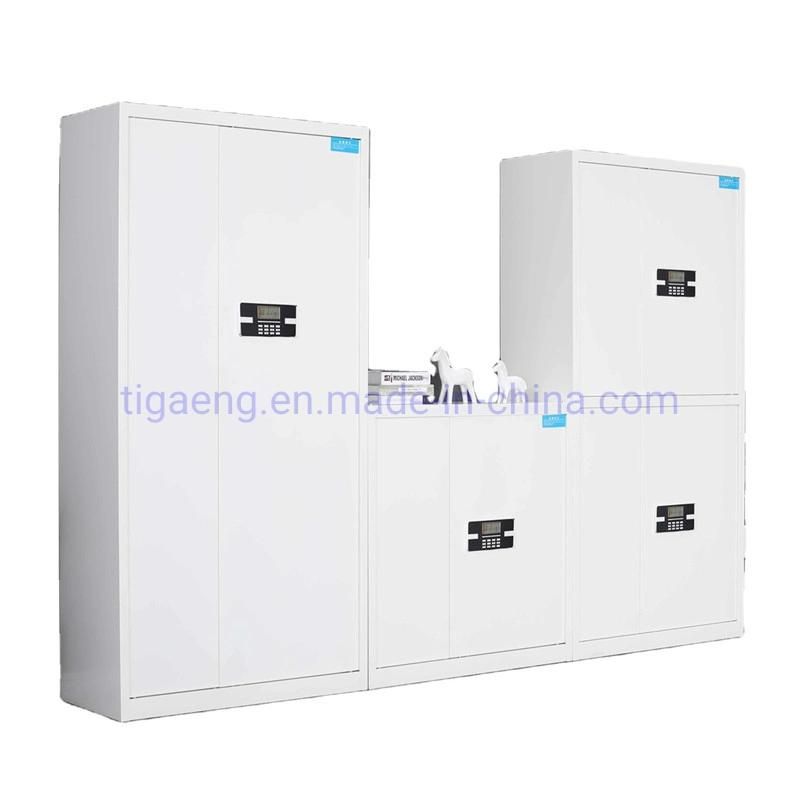 High Quality Cheap Hot Sale Two Door Metal Four Storage Layer Confidential Cabinet Safe