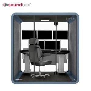 Office Pod High-Quality Office Telephone Booth Chat Pod with Furniture Indoor 2 Seat Soundproof Booth