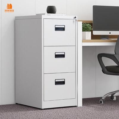 Steel Office Storage Units 3 Drawer Filing Cabinet