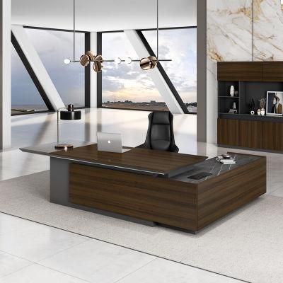 Chinese Wholesale Market School Boss Computer Parts Executive Wooden Modern Home Table Desk Office Furniture