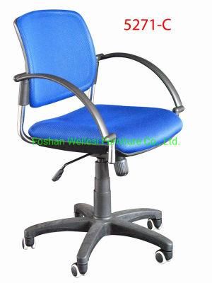 Simple Tilting Mechanism Nylon Base with Nylon Castor with Armrest High Density Foam Seat Office Chair